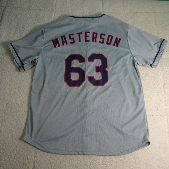MLB Cleveland Indians Masterson Gray Promo Jersey - Picture 1 of 6